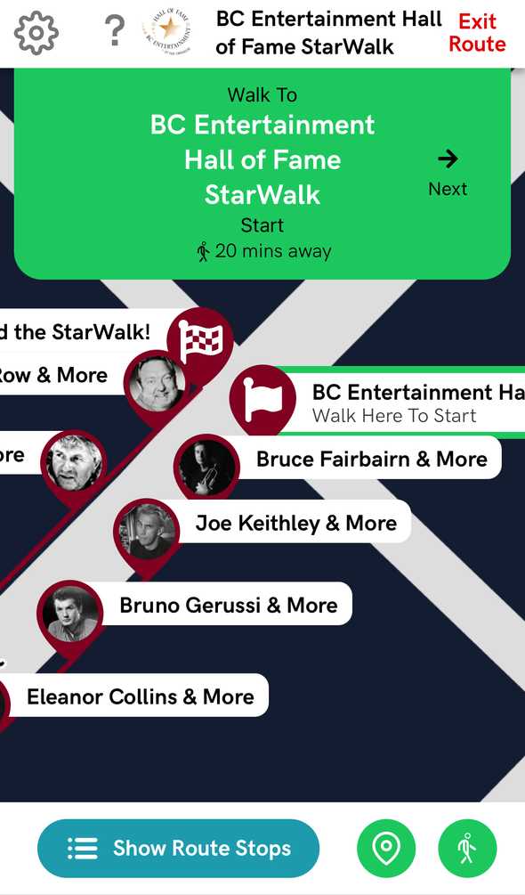 BC Entertainment Hall of Fame Starwalk in VanWalks